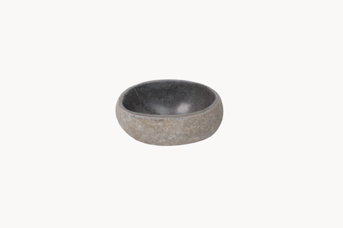 Natuurstenen waskom Teakea 35x27x15 cm - natuurlijk, elegant en functioneel badkamerdesign.






