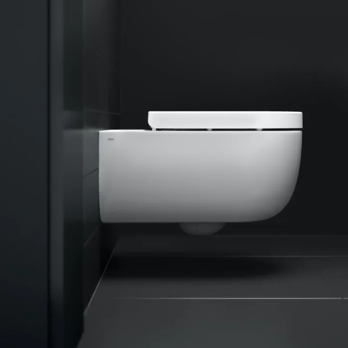 Clou - Hammock Randloze Wandtoilet 56cm, Mat Wit Keramiek