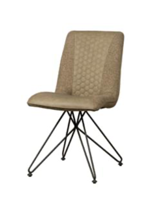 capri stoel - vintage brown + linen brown