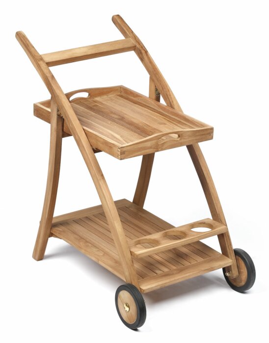 Teak Serveerwagen | 56x78x85 - SAC003