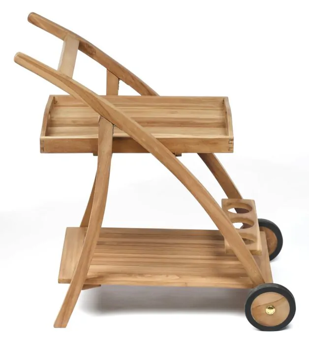 Teak Serveerwagen | 56x78x85 - SAC003