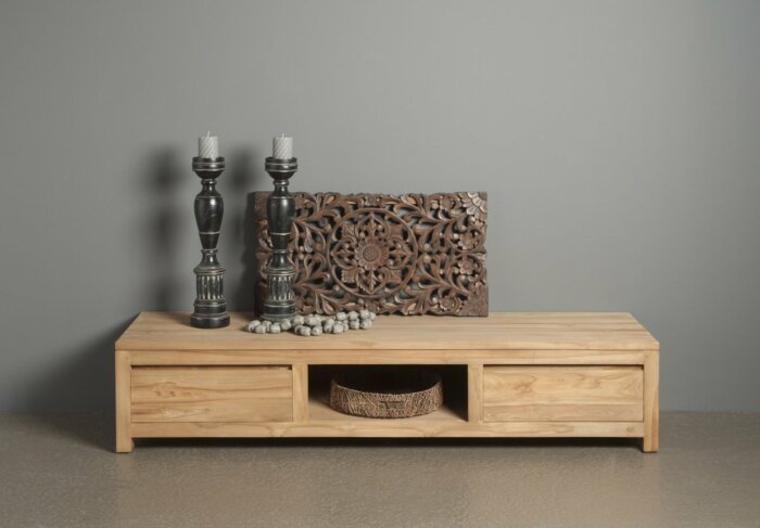 Corona | Teak TV meubel | 180x50x37 - TWR-JN0222