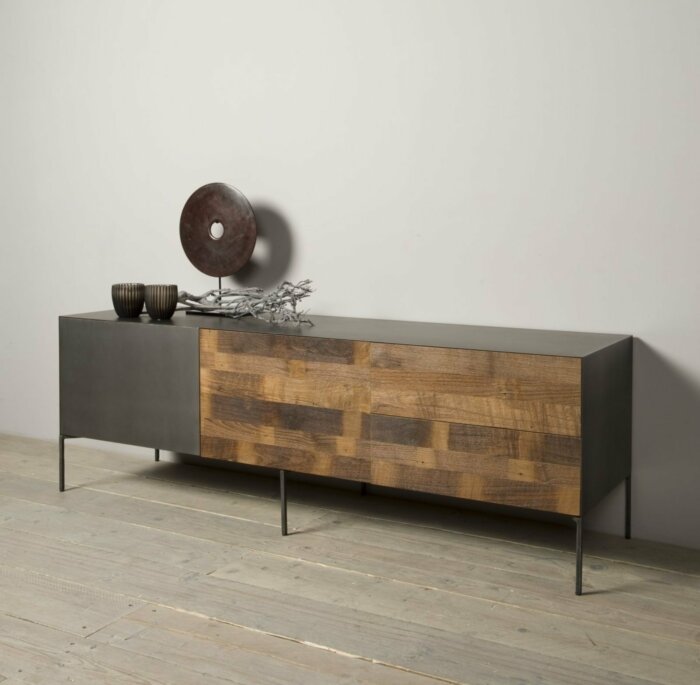 Pandora TV meubel  1 deur + klep | 166x45x55 - TWR-MX0013