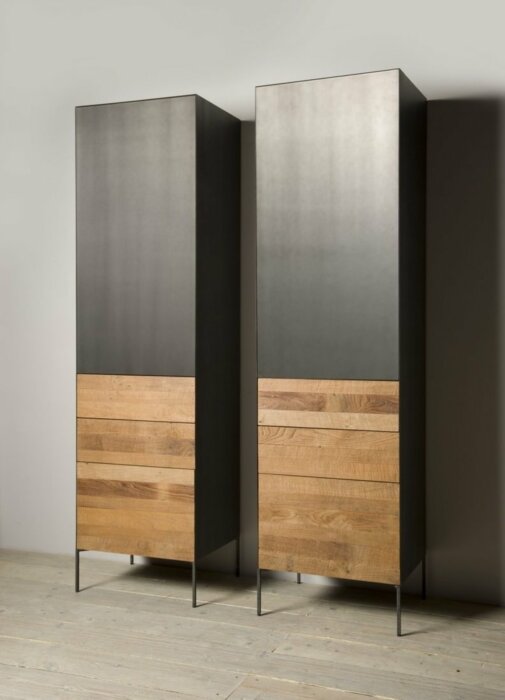 Pandora Cabinet 55x45x184 | 1 deur links + 3 laden - TWR-MX0015