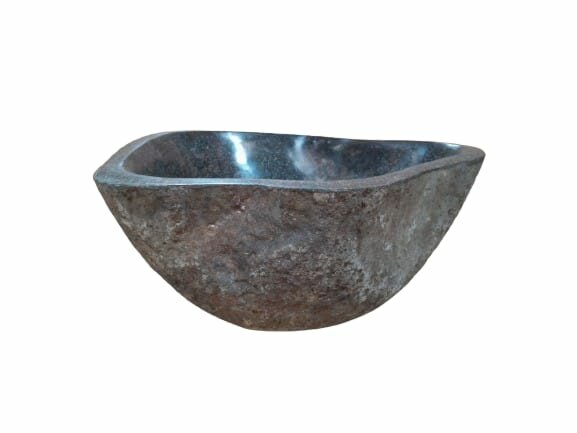 Natuurstenen Waskom Riviersteen 36 x 32 x 16 cm