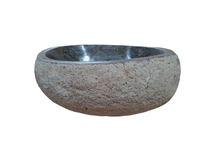 Natuurstenen Waskom Riviersteen 36 x 33 x 15 cm
