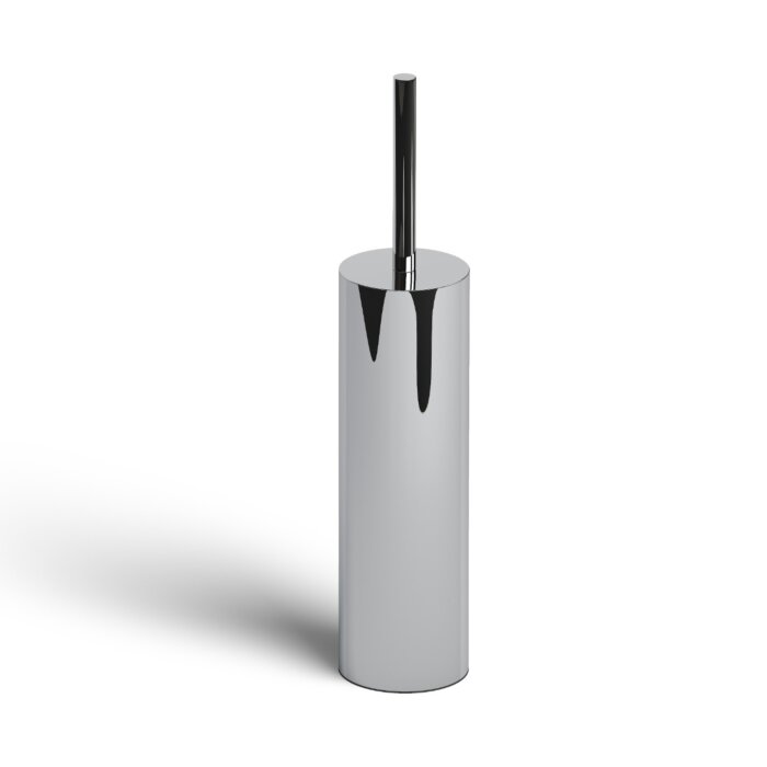 Clou - Sjokker Toiletborstelgarnituur, Staand Model, Chroom, Overdoos Van 6 Stuks