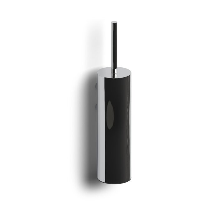 Clou - Sjokker Toiletborstelgarnituur, Wandmodel, Chroom