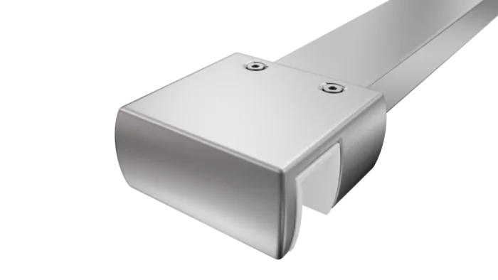 Van Rijn Products ST01MGS inloopdouche met satijnband 30cm chroom - zonder stabilisatiestang
