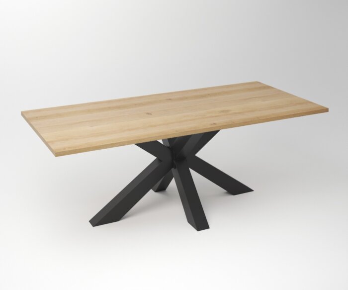 Eiken Tafel 3 cm Tafelblad | Matrix Rex Regular Frame