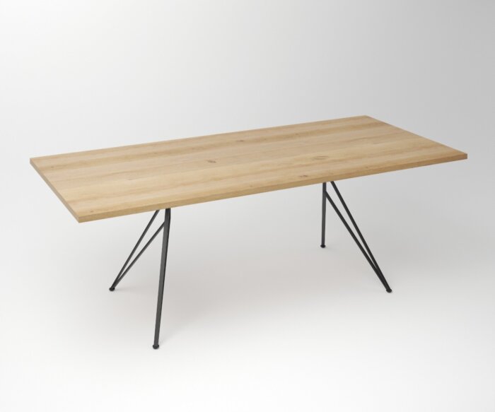 Eiken Tafel 3 cm Tafelblad | Fantasy Butterfly Frame - Teakea.nl