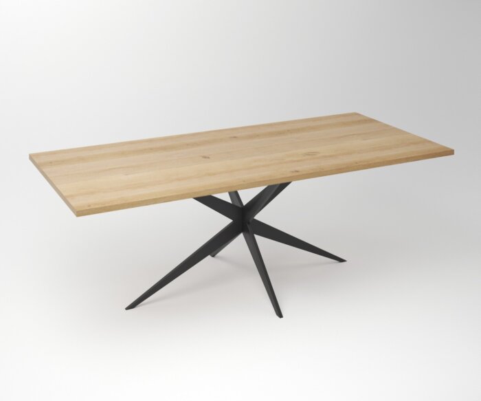 Eiken Tafel 3 cm Tafelblad | Fantasy Rex Frame