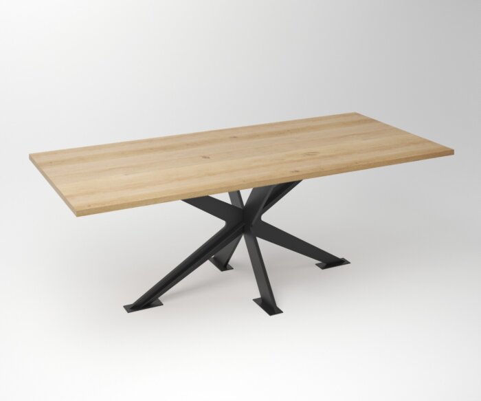 Eiken Tafel 3 cm Tafelblad | Rex X Frame