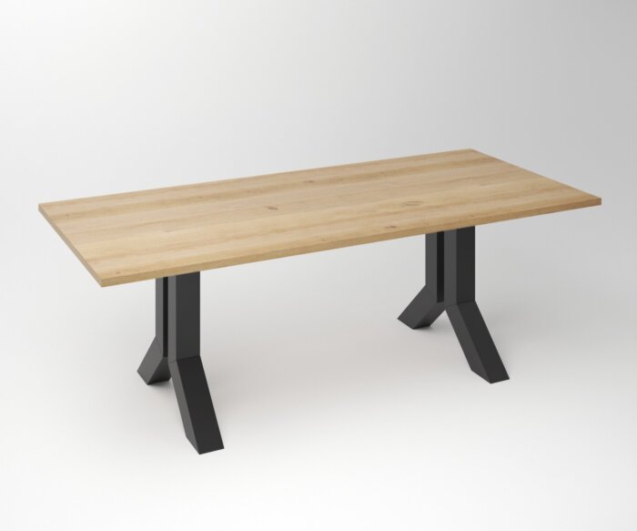 Eiken Tafel 3 cm Tafelblad | Y - Frame