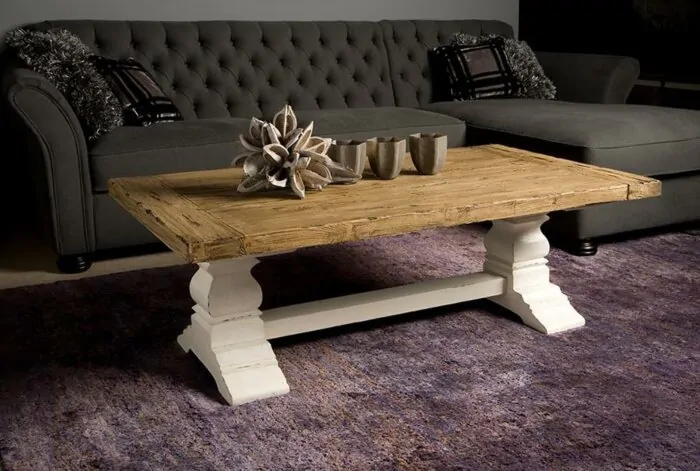 Amanda Salontafel | 135x75x45 cm | Landelijke & Romantische Stijl