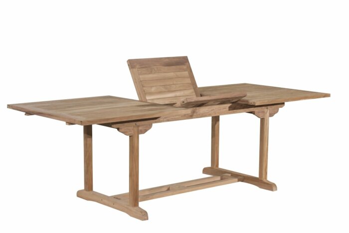 Uitschuifbare Tuintafel Teakhout | Rechthoekig | 180-240x100x75 - ST008