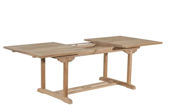 Uitschuifbare Tuintafel Teakhout | Rechthoekig | 180-240x100x75 - ST008