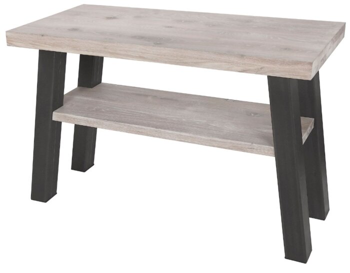 Eiken wastafelblad | Opgedikt naar 6 dik | 200x50 | Transparant - main image
