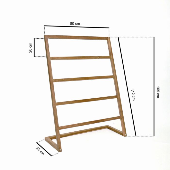 Corner - Teakhouten Handdoekenrek - TK-WR-CORNER