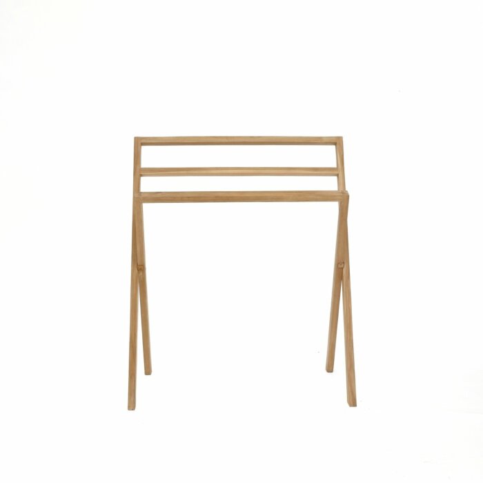 Cross - Teakhouten Handdoekenrek - TK-WR-CROSS