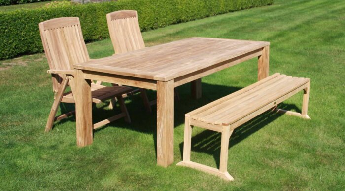 Teak Tuintafel | 200x95x76 - tuintafel200x90