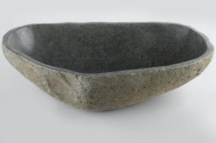Teakea Rivierstenen Waskommen  38 <> 45 cm | Magazijn Uitverkoop