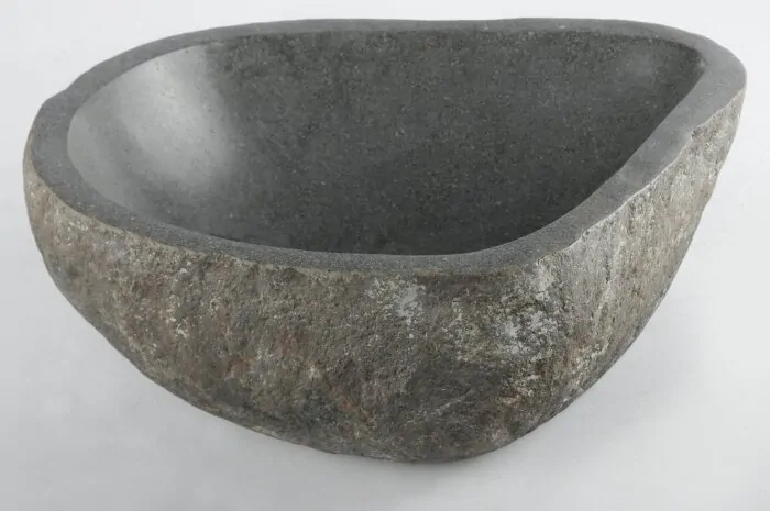 Teakea Rivierstenen Waskommen  38 <> 45 cm | Magazijn Uitverkoop