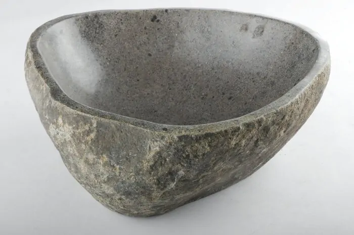 Teakea Rivierstenen Waskommen  38 <> 45 cm | Magazijn Uitverkoop
