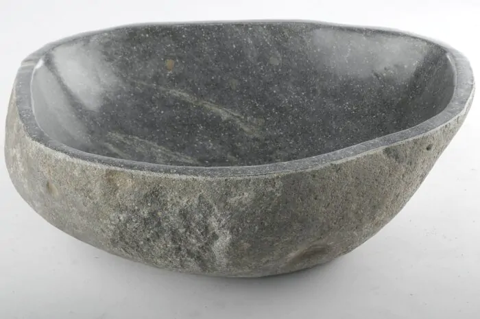 Teakea Rivierstenen Waskommen  38 <> 45 cm | Magazijn Uitverkoop