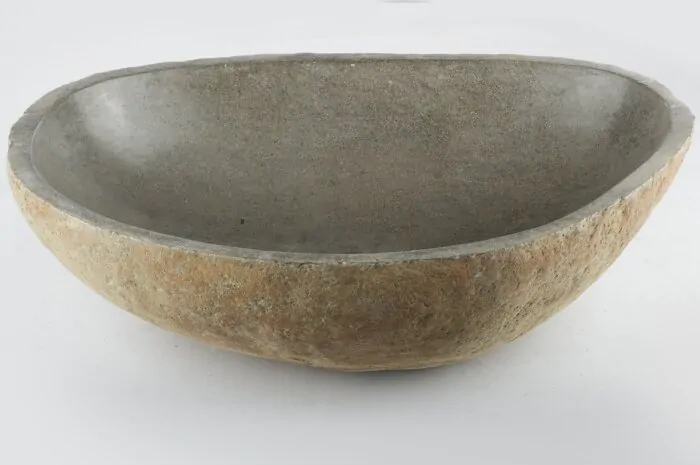 Teakea Rivierstenen Waskommen  38 <> 45 cm | Magazijn Uitverkoop