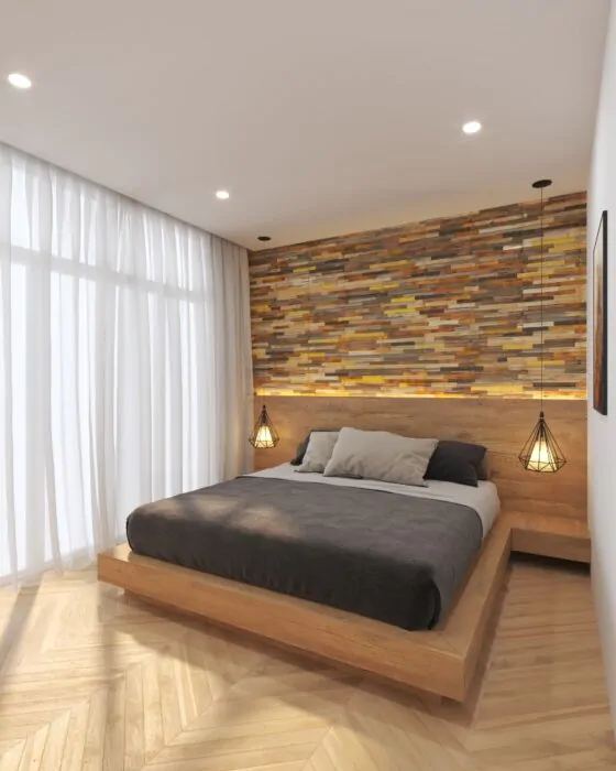 1 Doos Teakhout | Boheems | 10 panelen = 1 m2 