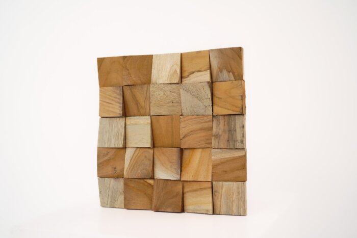 Teak Wandpanelen Rocker | Paneel 30 x 30 cm