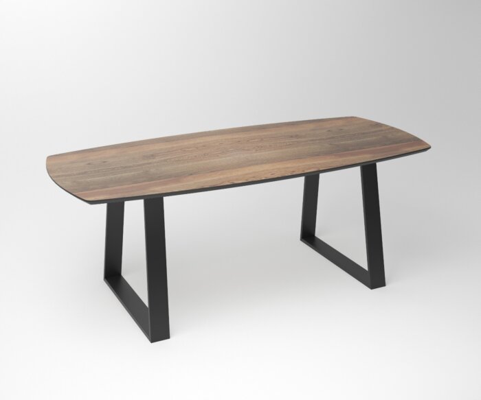 Notenhouten eettafel Duncan | 2-Trapezium Exclusive Frame