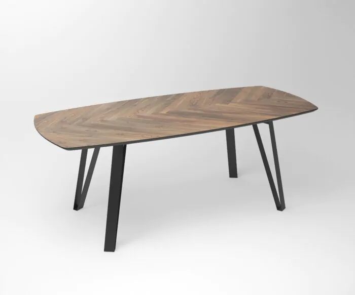 Notenhouten eettafel Tusk | 3-246 Quatro Frame