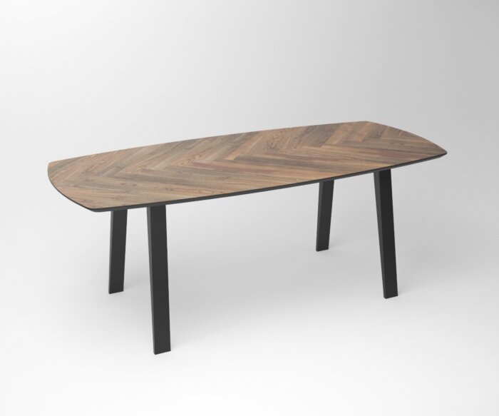 Notenhouten eettafel Tusk | 3-Fantasy N Frame