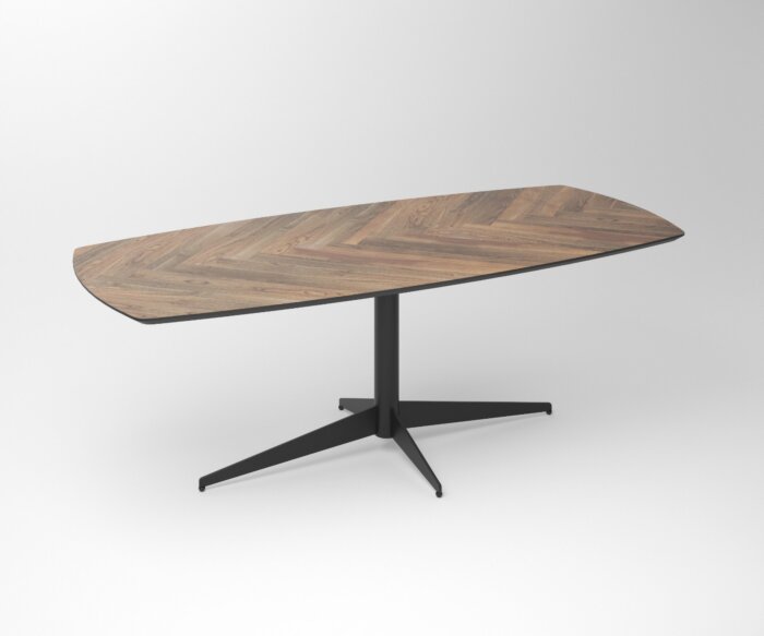 Notenhouten eettafel Tusk | 3-Hercules Frame