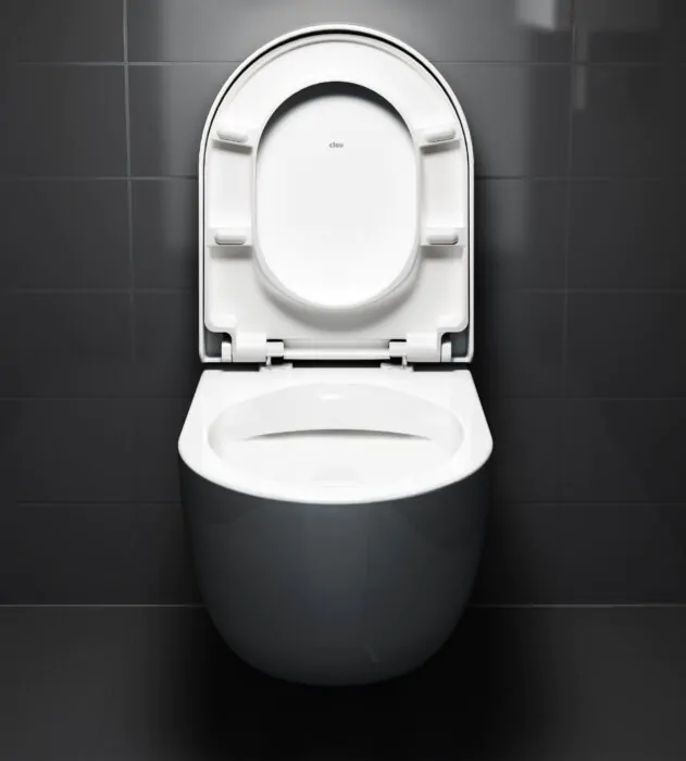 Clou - Hammock Randloze Wandtoilet 49cm, Met Zitting Met Deksel, Mat Wit