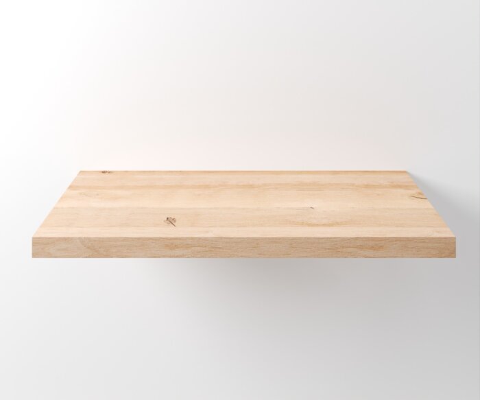Eiken wastafelblad 5 cm dik | Eiken badmeubel paneel