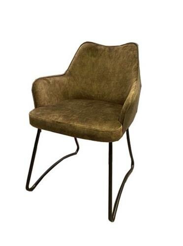 Garda Fauteuil - Groen fluweel