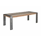 Novara | Teak Eettafel met N poot | Gerecycled Teak | 180x100x78 - TWR-PF0019