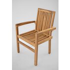 Stapelbare Teak Tuinstoel Pile 