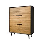 Bresso Kabinet | 4 Deurs | 130x45x190 - TWR-BM0273