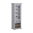 Napoli | Vitrinekast | 70 x 45 x 190 (h) cm