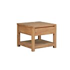 Corona | Teak Bijzettafel | 60 x 60 x 50 (h) cm 