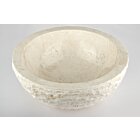 Mountain | Wit Marmeren Waskom | 40x15 - MOUNTAIN-CREAM