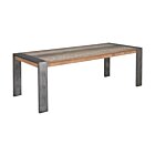 Novara | Teak Eettafel met N poot | Gerecycled Teak | Meerdere Afmetingen - TWR-PF0019-0022