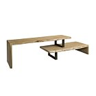Urbania 2 Lagen TV Meubel Acacia | 140x40x47 - 110x52x24 | Top 4