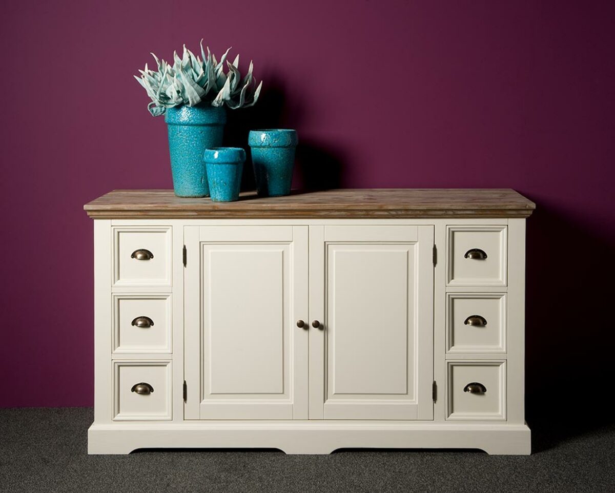 Fleur Dressoir | Wit | 160x50x90 - TWR-DD0014C - Hover