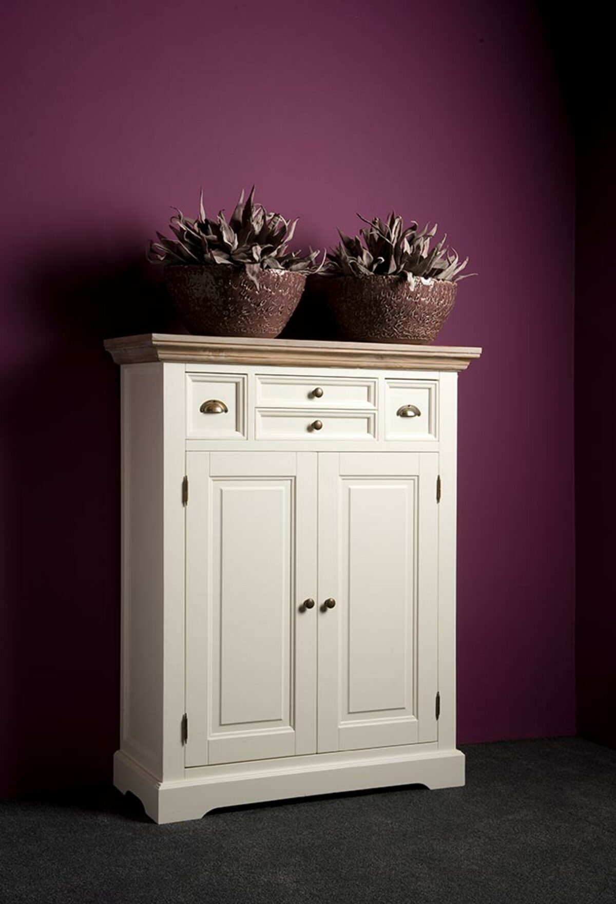 Fleur Meidenkast | Wit | 100x40x128 - TWR-DD0018C - Hover