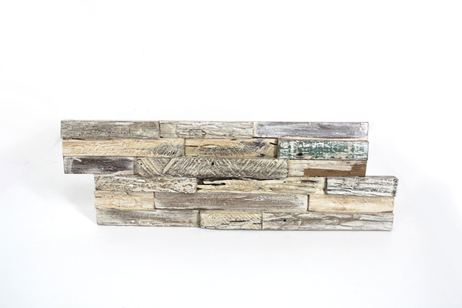 1 Doos Teak plakhout | Whitewash | 18x49.5x2 - DEV-WC-RGW-BOX - Hover